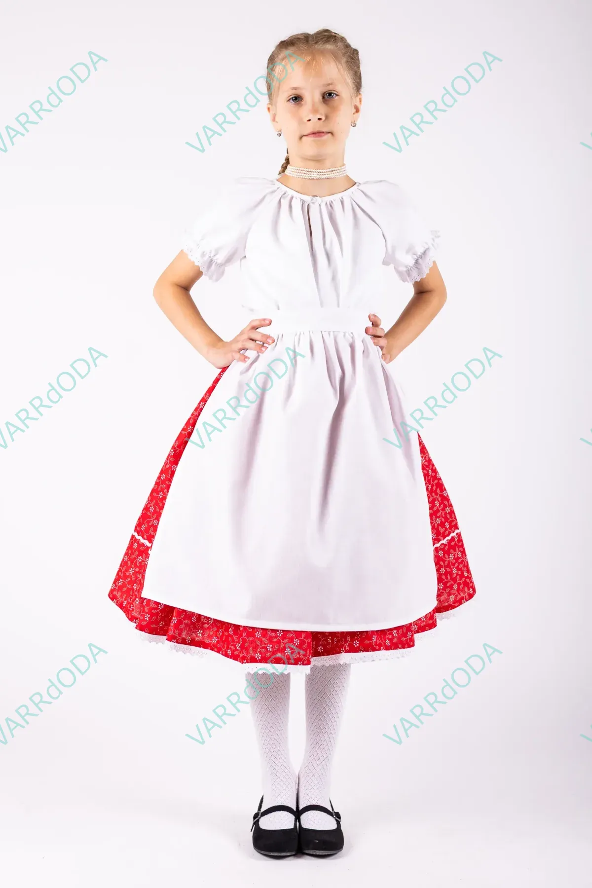 Piros indás néptáncos szoknya - Image 6